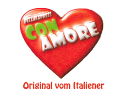 Pizza Express Con Amore logo.